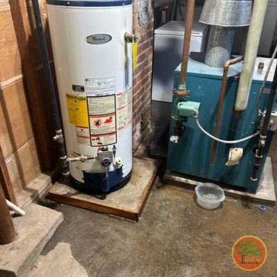 water Heater Leaking in a basement.